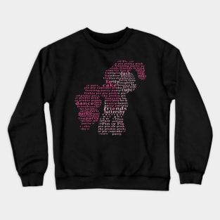 My Little Pony - Pinkie Pie Typography Crewneck Sweatshirt